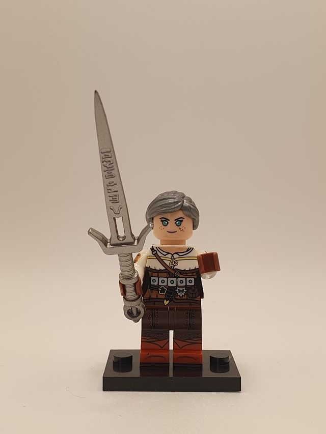 Ciri y Geralt (The Witcher) compatible Lego