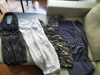 Lote 4 vestidos fiesta talla S