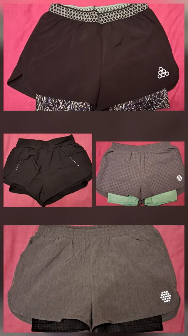 11  pantalones cortos de vestir y deportivos  s-m