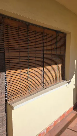 Persianas de madera vintage