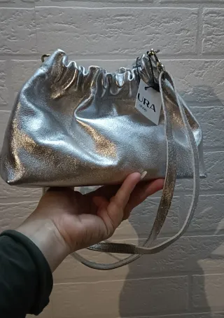 Bolso de fiesta plateado