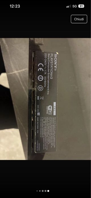 Playstation 3 Fat non funzionante