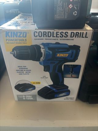 Taladro Percutor Kinzo 1300mAh Litio