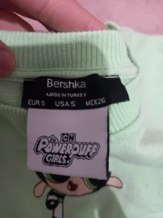 Sudadera Bershka Las Super Nenas Verde