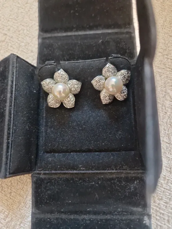 Orecchini vintage Loriann alta bigiotteria argento