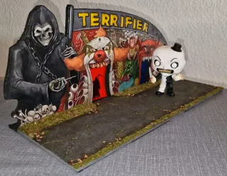Diorama Terrifier 2 con luz para figuras