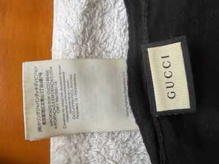 Bufanda Gucci Negra GG 200x70