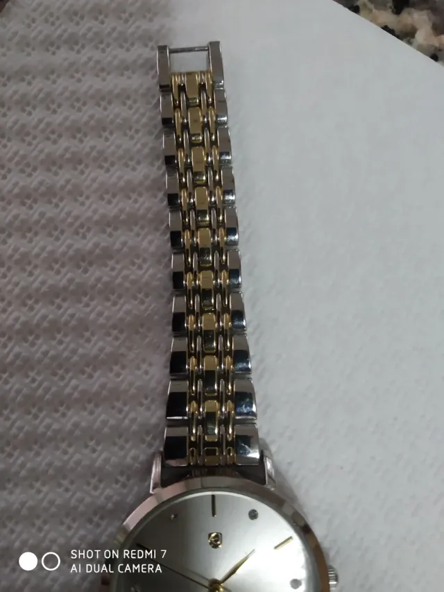 Orologio unisex acciaio oro/argento