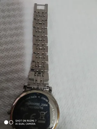 Orologio unisex acciaio oro/argento