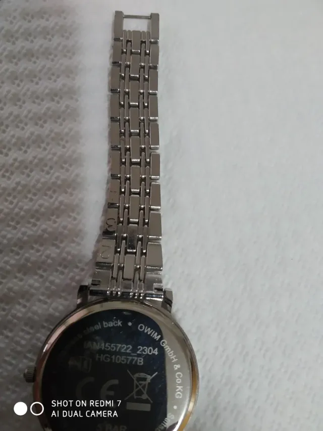 Orologio unisex acciaio oro/argento