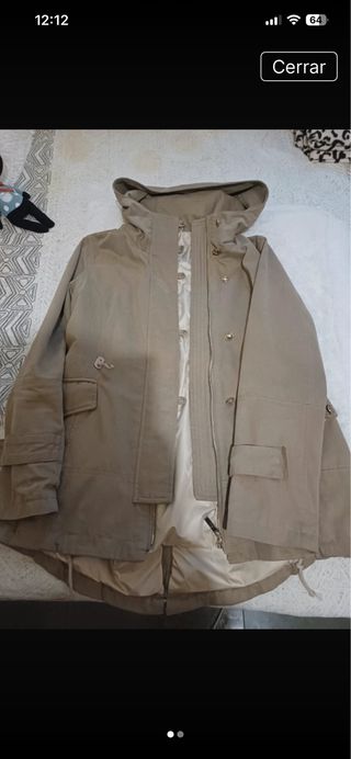 Parka WILD ARTIC Beige con Capucha