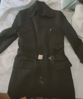 Abrigo Just Cavalli Negro Hombre