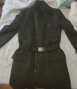 Abrigo Just Cavalli Negro Hombre