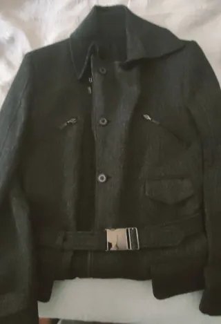 Abrigo Just Cavalli Negro Hombre