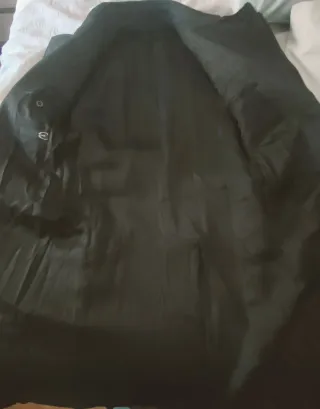 Abrigo Just Cavalli Negro Hombre