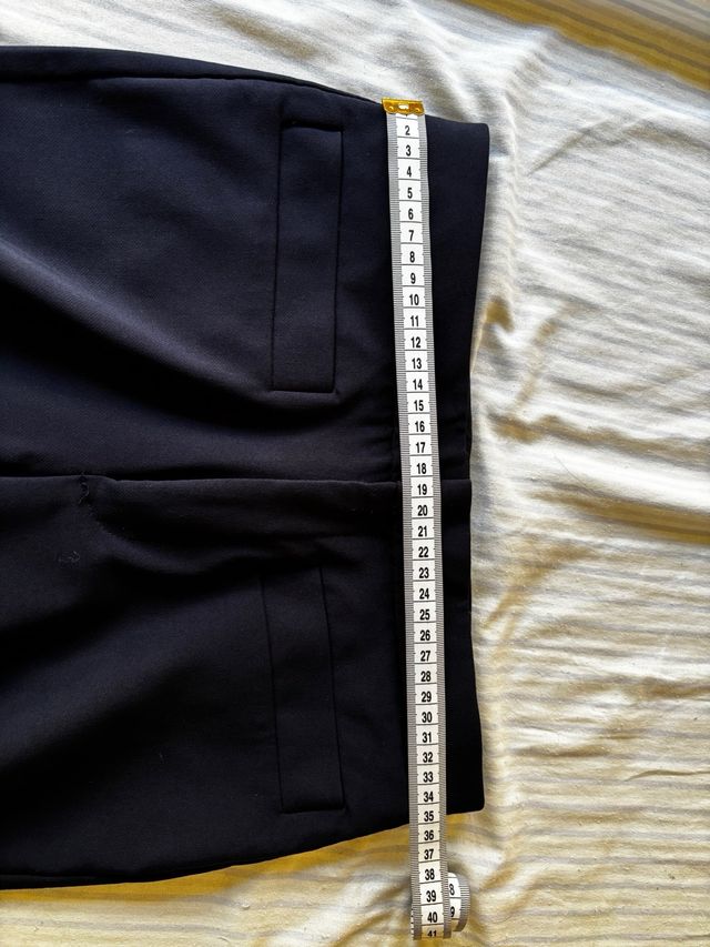 Pantalón Mango Azul Marino