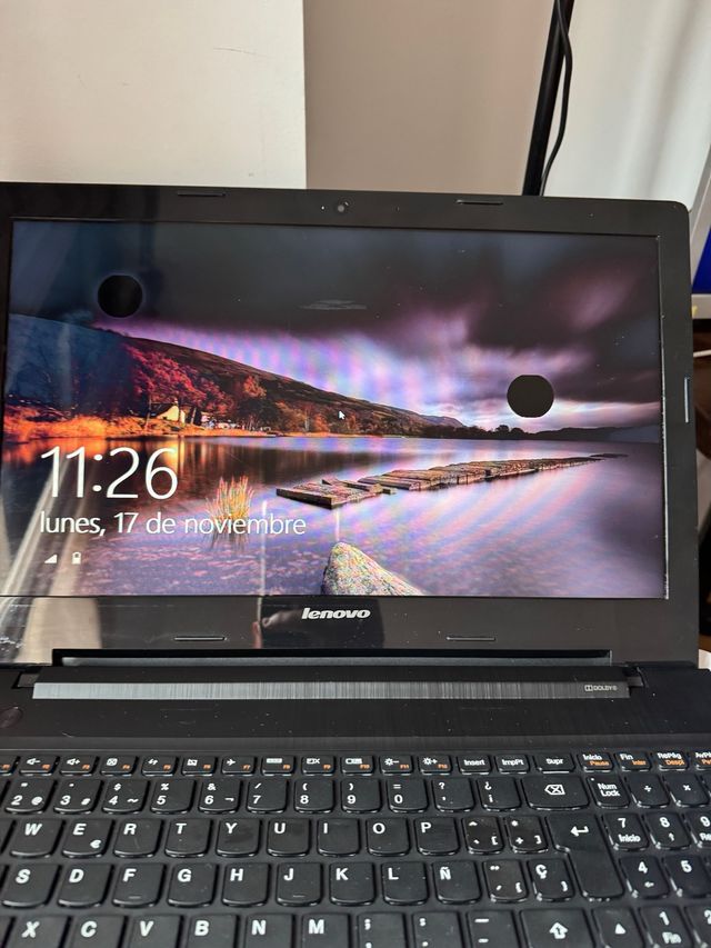 Ordenador portátil Lenovo negro