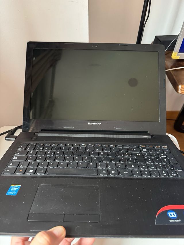 Ordenador portátil Lenovo negro