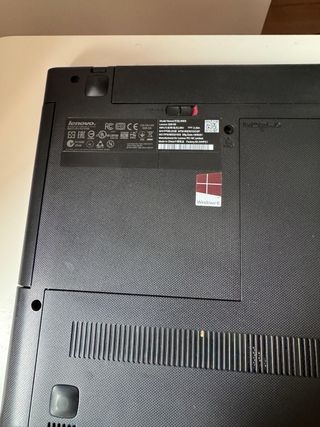 Ordenador portátil Lenovo negro