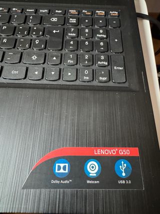 Ordenador portátil Lenovo negro
