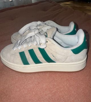 Adidas Campus Beige/Verde Talla 37