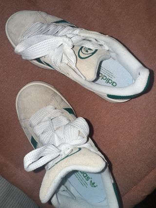 Adidas Campus Beige/Verde Talla 37