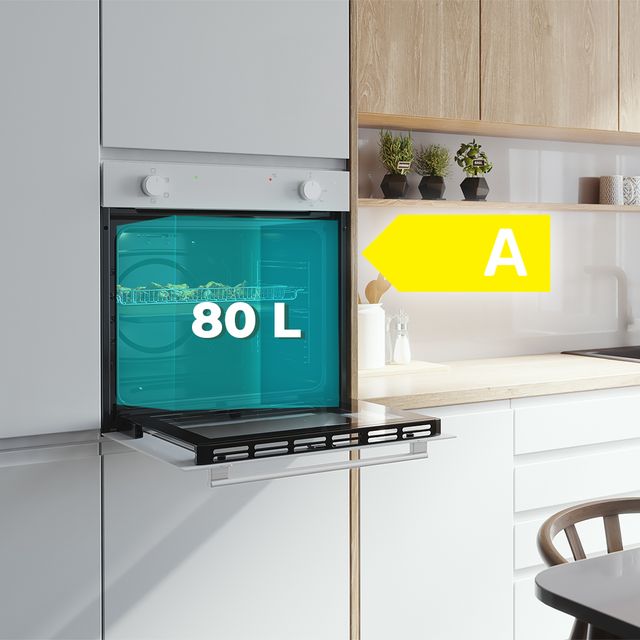 Horno Integrable Bolero Hexa C126400 Glass White A