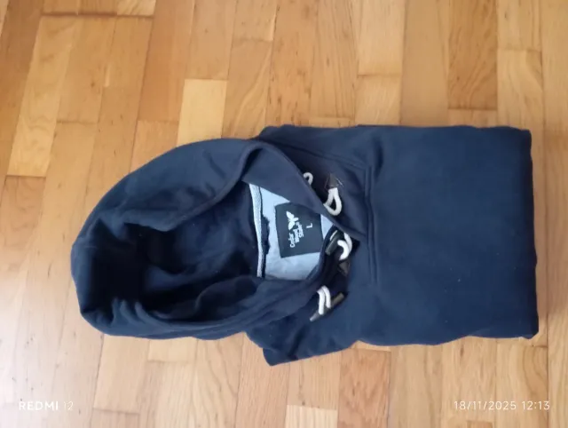 Sudadera con capucha azul