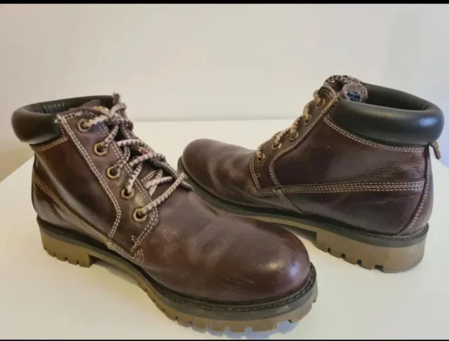 Botas de piel marrones Talla 41