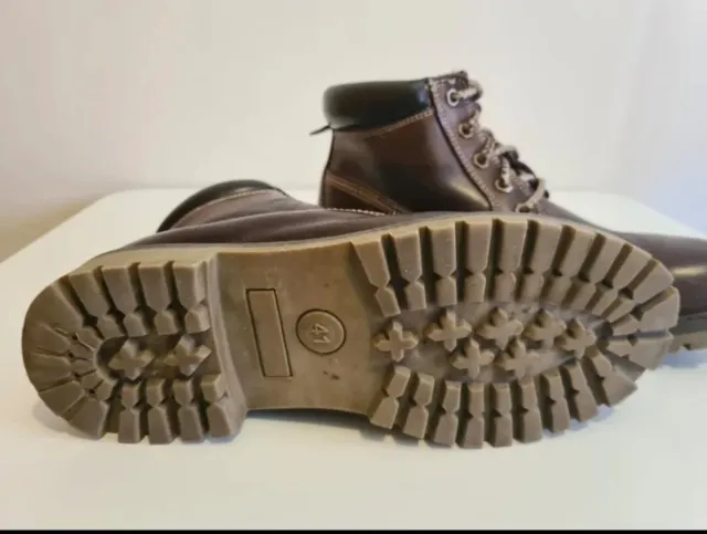 Botas de piel marrones Talla 41