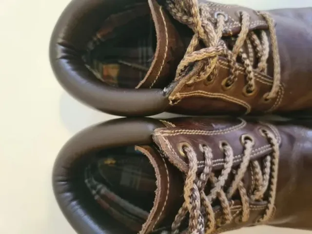 Botas de piel marrones Talla 41