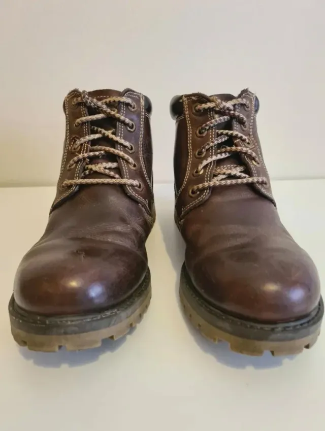 Botas de piel marrones Talla 41