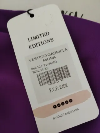 Vestido para eventos de Violeta Vergara