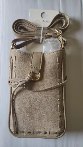 Bolso bandolera Primark beige