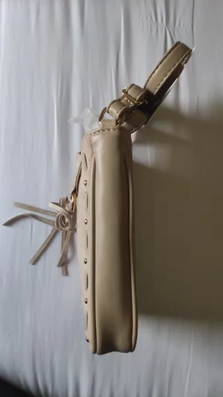 Bolso bandolera Primark beige