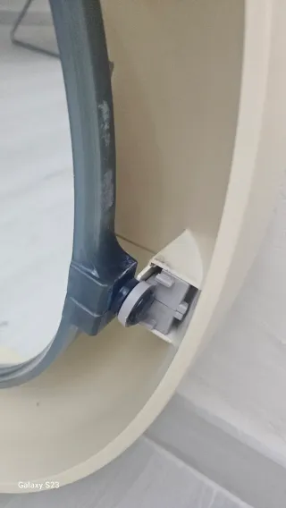 Specchio vintage anni 70 con luce allibert