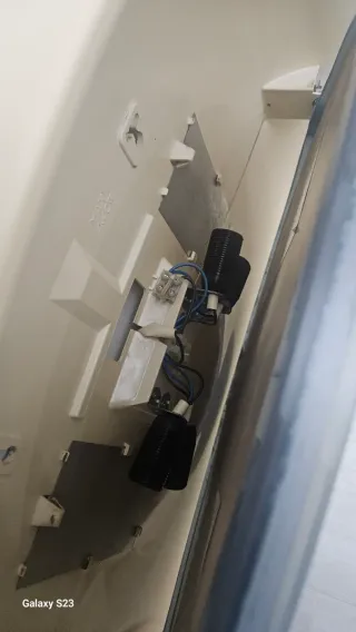 Specchio vintage anni 70 con luce allibert