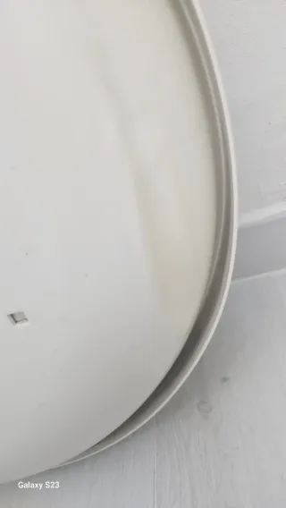 Specchio vintage anni 70 con luce allibert