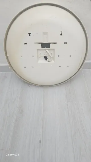 Specchio vintage anni 70 con luce allibert