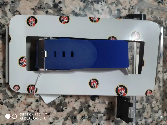 Orologio Garelli Blu Nuovo Scatola Originale