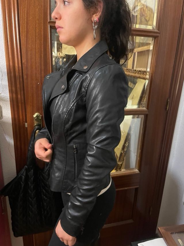 Chaqueta Piel Estrellas Salvador Bachiller