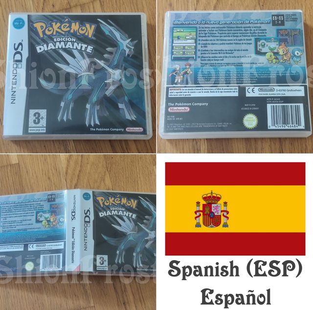 Caja Pokémon Edición Diamante Nintendo DS