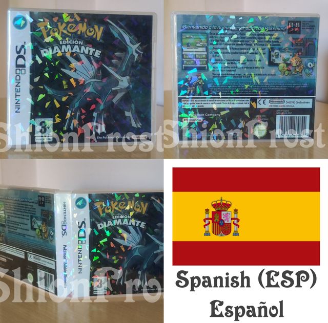 Caja Pokémon Edición Diamante Nintendo DS