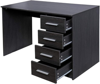 Scrivania con Cassettiera 4 Cassetti Tavolo da Lav