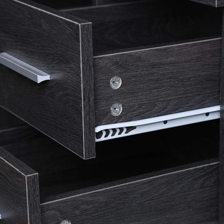 Scrivania con Cassettiera 4 Cassetti Tavolo da Lav