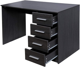 Scrivania con Cassettiera 4 Cassetti Tavolo da Lav