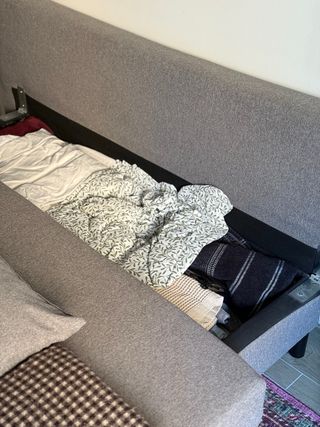 Divano letto Ikea Älvdale 3 posti grigio