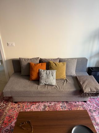 Divano letto Ikea Älvdale 3 posti grigio