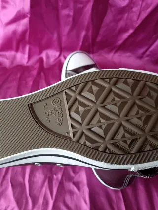 Zapatillas Converse burdeos-marrones Talla 43