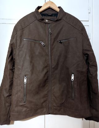 Cazadora efecto piel Inside